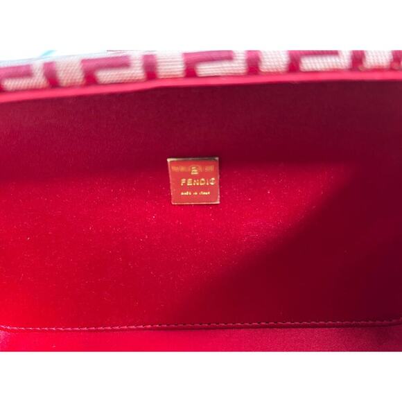 Fendi Vintage zucchino red box crossbody bag - Picture 2 of 8